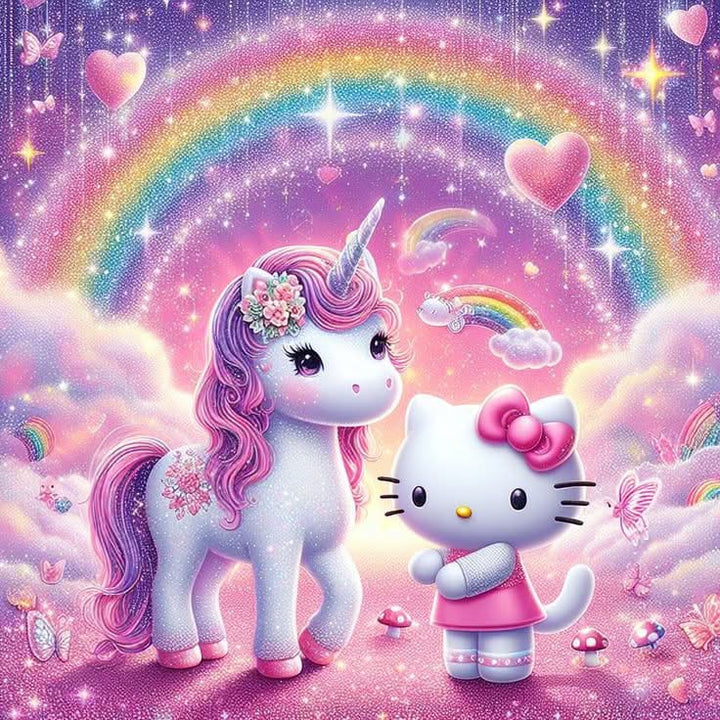 Imagine comestibila, vafa sau icing, format A4, Hello Kitty Imagini comestibile Naty Shop