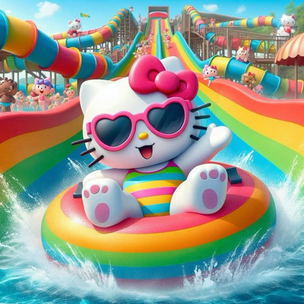 Imagine comestibila, vafa sau icing, format A4, Hello Kitty Imagini comestibile Naty Shop