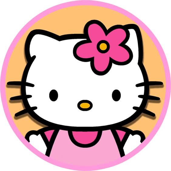 Imagine comestibila, vafa sau icing, format A4, Hello Kitty Imagini comestibile Naty Shop
