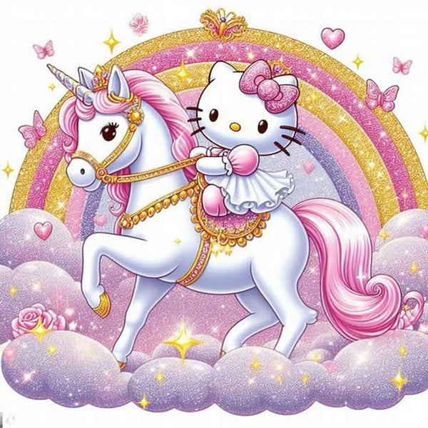 Imagine comestibila, vafa sau icing, format A4, Hello Kitty Imagini comestibile Naty Shop
