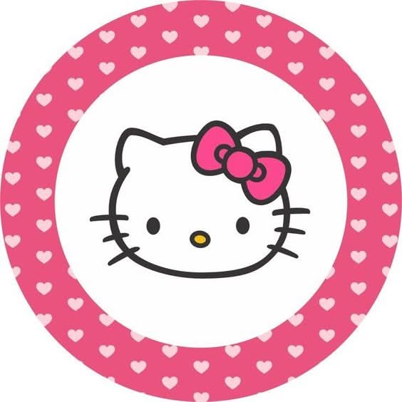 Imagine comestibila, vafa sau icing, format A4, Hello Kitty Imagini comestibile Naty Shop