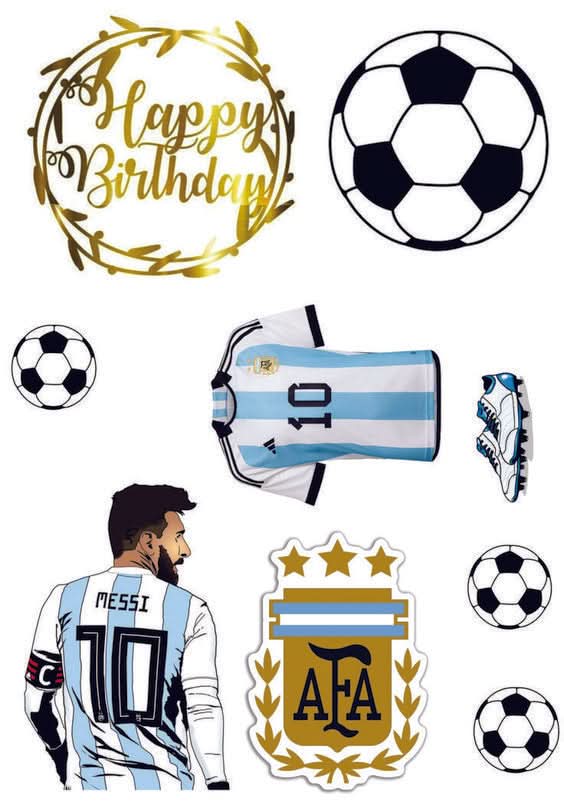 Imagine comestibila, vafa sau icing, format A4, Fotbal Imagini comestibile Naty Shop