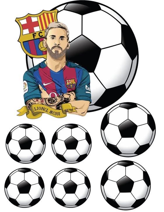 Imagine comestibila, vafa sau icing, format A4, Fotbal Imagini comestibile Naty Shop