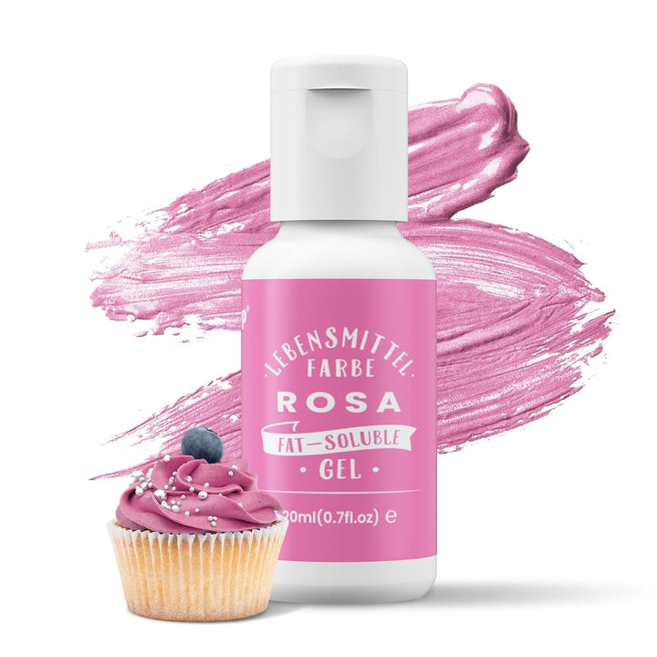 Oil Blend, colorant alimentar pe bază de ulei foarte concentrat, 20 ml Coloranti Alimentari Naty Shop Roz