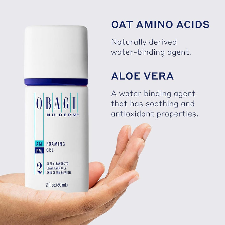 OBAGI Nu-Derm, Cleanser Gel pentru Piele Normala, Grasa sau Sensibila Cosmetice si Infrumusetare Naty Shop