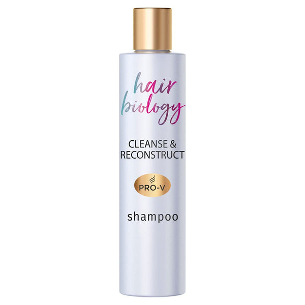 Hair Biology Cleanse & Reconstruct Shampoo, Pentru rădăcini grase și vârfuri deteriorate, 250 ml Duș și baie Naty Shop 250 ml Sampon