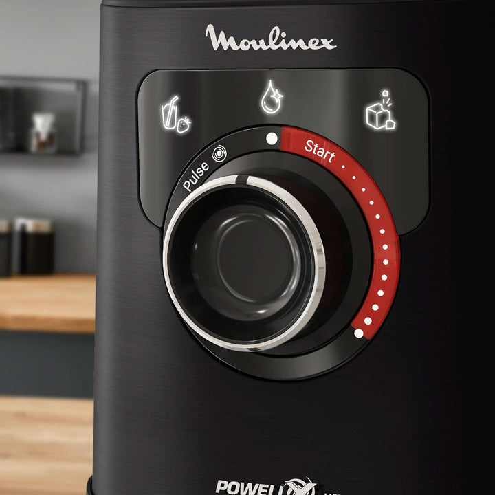 Perfect Mix+ LM88A8 Standmixer, 1200 W, Schnelle Ergebnisse, 1,5 L Fassungsvermögen, 3 Programme: Smoothie-Mixer, Eiszerkleinerer, Autoclean, Tritan-Krug, Inklusive Paddel, Schwarz Mama si Copilul Naty Shop