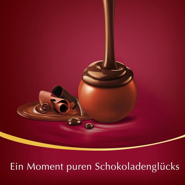 Lindt Chocolate LINDOR Double Chocolate Balls, Promoție | Pungă de 137 G Bomboane de Ciocolata Naty Shop