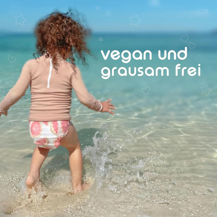 Scutece de inot Pureborn, pantaloni de baie pentru bebelusi pentru plaja si piscina, ultra moi, elastice Mama si Copilul Naty Shop