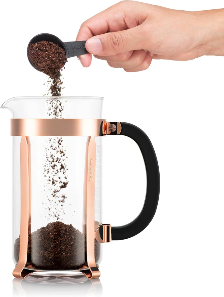Cafetieră Bodum, sticlă borosilicată, maro, 946 ml, cupru