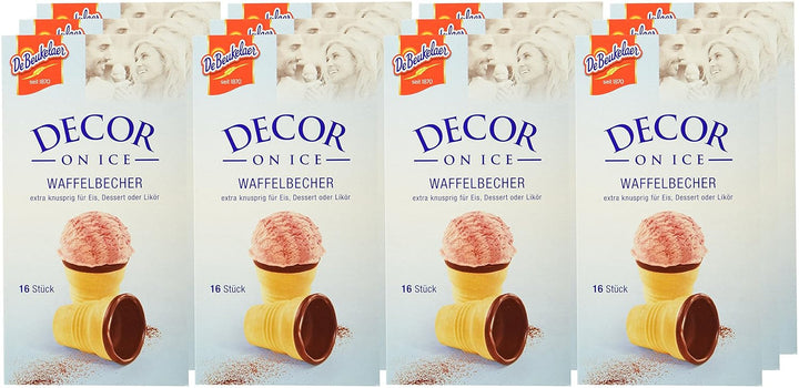 Debeukelaer Decor on Ice - Pachete de gofre, pachet de 12 (12 x 60 g)