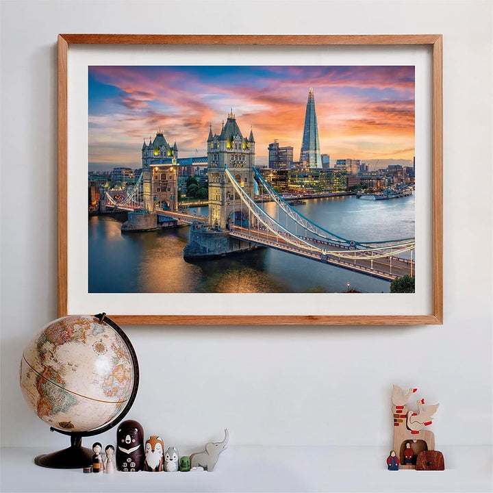 Clementoni - 31694 Collection - London Twilight, Puzzle 1500 Piese Pentru Adulți Și Copii 10 Ani, Joc De Abilitate Pentru Întreaga Familie Puzzle Naty Shop