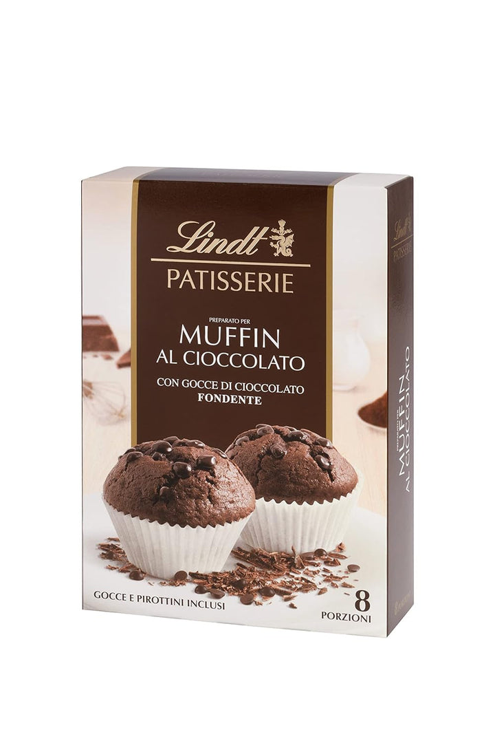 Lindt & Sprüngli Feines Backen Kuchenmischung, Backmischung, 8 Portionen, Lactosefrei, 400 G Amestec pentru copt si gatit Naty Shop Muffins