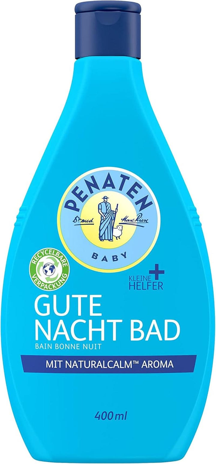 PENATEN (750 ml), aditiv usor pentru baia bebelusului cu extract natural de musetel Mama si Copilul Naty Shop 400 ml (1 pachet) Baie de noapte buna