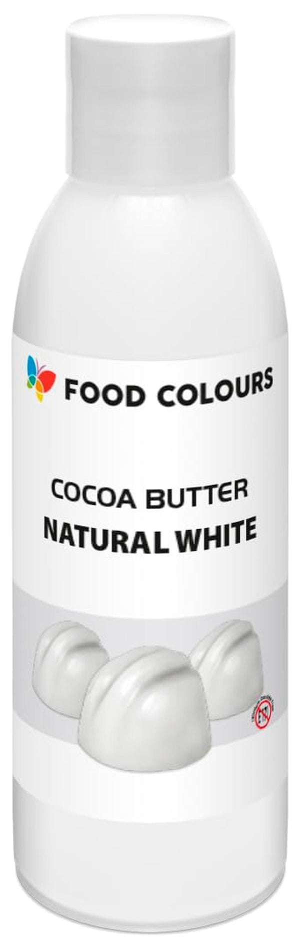 Food Colors, NATURAL WHITE, 100 grame, Colorant alimentar pe bază de unt de cacao Coloranti Alimentari Naty Shop Default Title