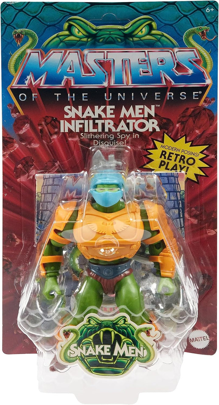MASTERS of the UNIVERSE Action Figures - Colecție cu He-Man și Skeletor, 14 cm, 16 articulații, ambalaj retro, broșură mini-comic, pentru colecționari și copii de la 6 ani, HKM77 Action figures Naty Shop