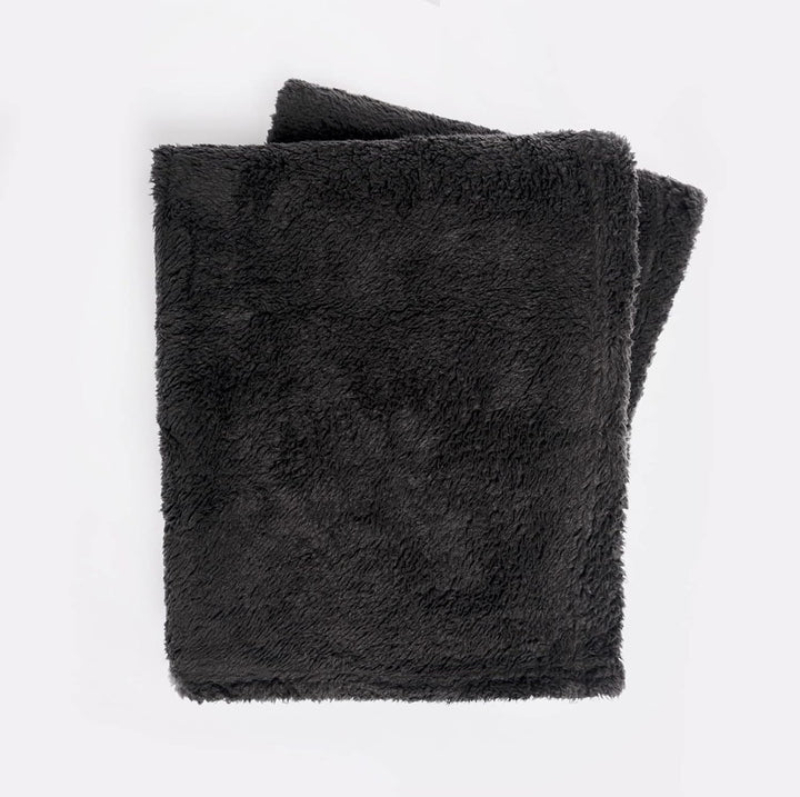 Brentford's Teddy Fleece Blanket, Pătură mare pentru pat, plușată, super moale, caldă, pentru canapea, pat, cuvertură de pat, negru - 150 X 200 Cm Paturi si Cuverturi Besuche den Brentfords-Store