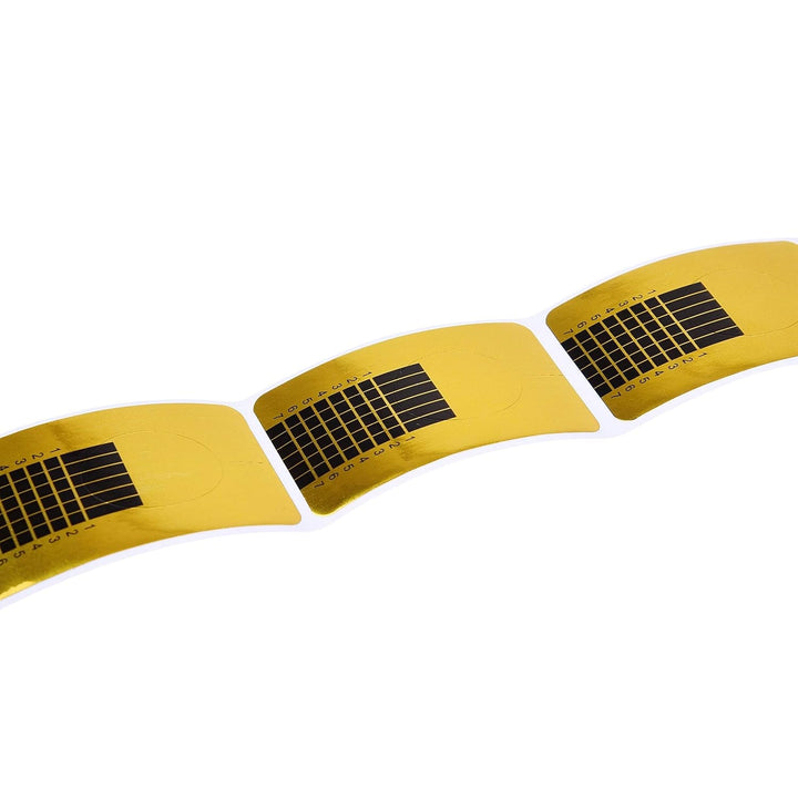 500 buc. Autocolante cu instrucțiuni pentru extensii de unghii dreptunghiulare - modelator francez pentru unghii - pentru extensii de unghii acrilice, gel UV, gel poliuretanic - utilizate de tehnicieni unghii, specialiști în unghii, profesioniști