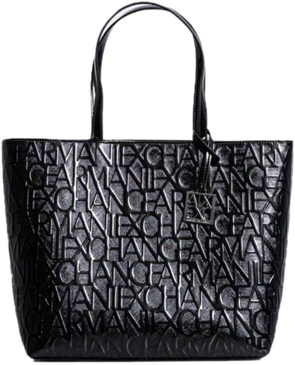 Armani Exchange geantă de umăr cu mânere Geantă de umăr Genti Femei Naty Shop Nero