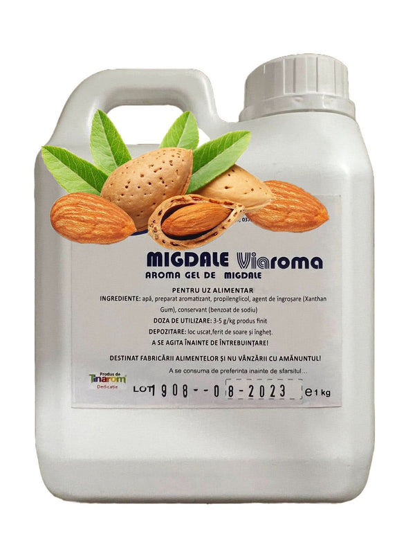 Aroma gel de migdale, 1kg Materii Prime Profesionale Nati Shop