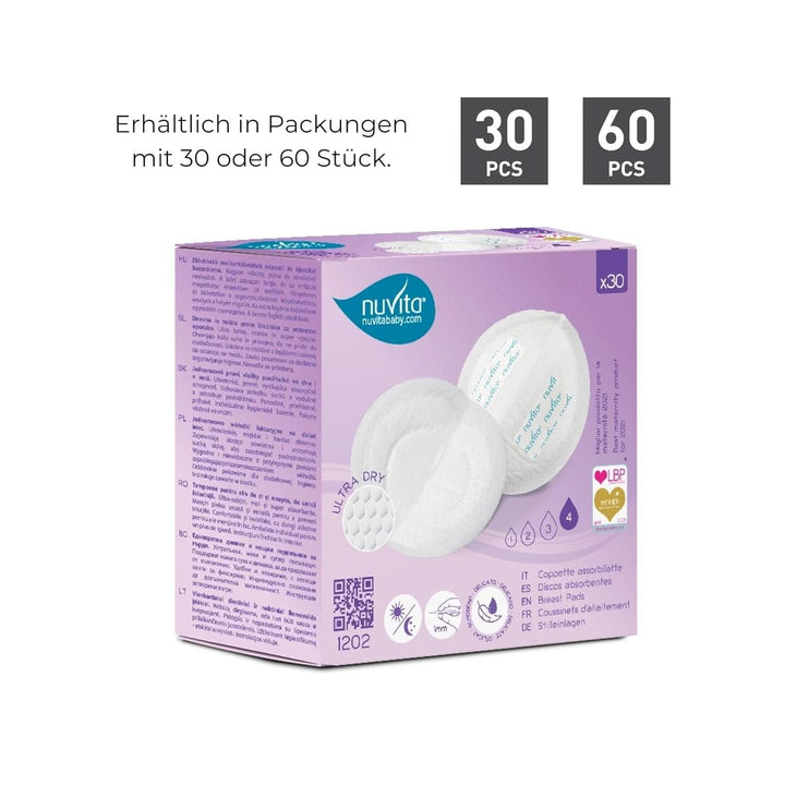 Nuvita 1202 - Absorbante pentru alăptare de zi și de noapte Accesorii Hrana si Alaptare Bebe Naty Shop