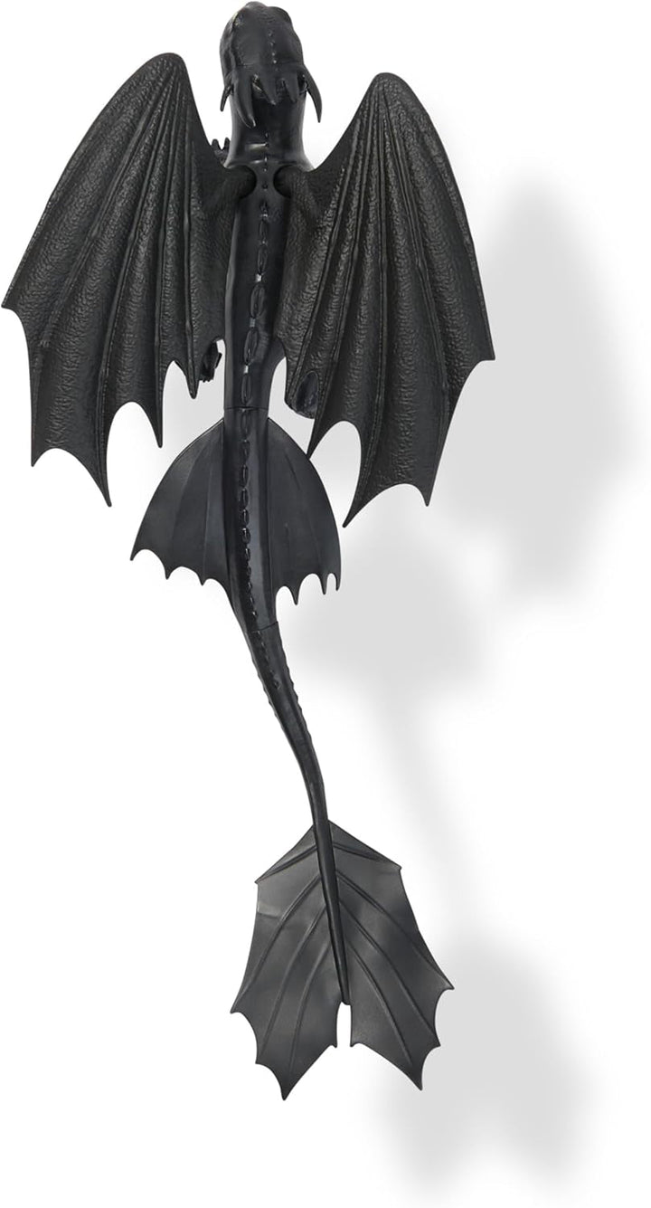 Dreamworks How to Train Your Dragon, 22cm lungime dragon de bază figura Toothless, jucărie pentru copii cu vârsta de 4+ Action figures Naty Shop
