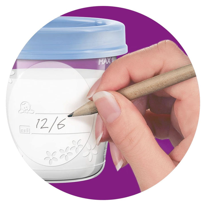 Philips AVENT SCF619/05 Aufbewahrungsbecher Für Muttermilch, Becher Inklusive Deckel Accesorii Hrana si Alaptare Bebe Naty Shop