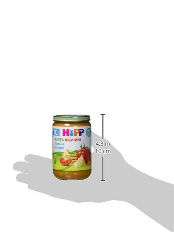 Hipp Pasta Bambini - Lasagna cu legume, pachet de 6 (6 X 220 g) Mama si Copilul Naty Shop