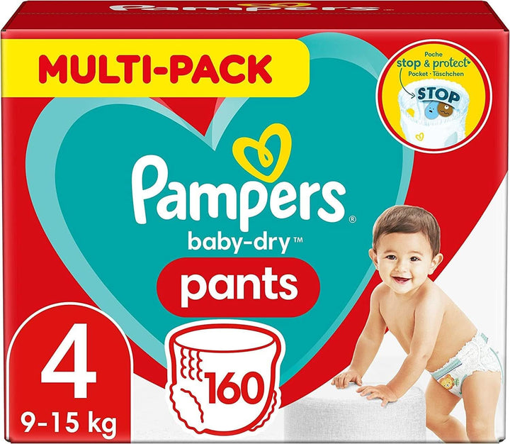 Pampers Windeln Pants Größe 5 Baby-Dry, 160 Windeln, 12Kg-17Kg, 360° Fit Hilft, Auslaufen Zu Verhindern Mama si Copilul Naty Shop 4 (160 buc) Clasic
