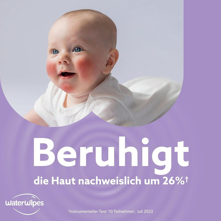 Șervețele de curățare pentru bebeluși Water Wipes, 360 de șervețele (6 pachete), cu 99% apă și extracte botanice Servetele Umede Bebelusi Naty Shop