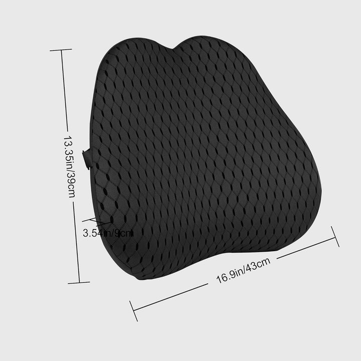 Livtribe Back Cushion, Memory Foam Lumbar Cushion Car, Ergonomic Lumbar Support Cushion pentru scaun de birou, scaun auto, scaun cu rotile (negru) Perne lombare Naty Shop