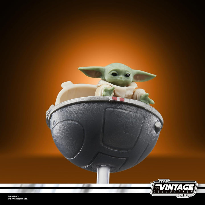 Star Wars Colecția Vintage Grogu, Figura de acțiune Mandalorian (Scară 9.5 Cm) Action figures Naty Shop