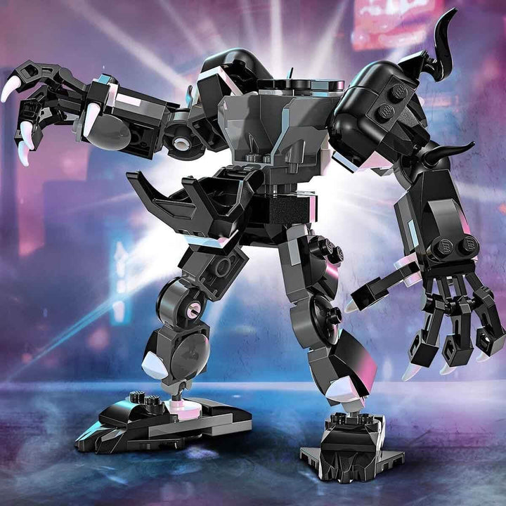 LEGO Marvel Venom Mech Vs. Miles Morales, Figuri de acțiune mobile pentru copii, Set Spider-Man cu mini-figurine pentru dueluri de supereroi, cadou de jucărie pentru băieți și fete de la 6 ani 76276 Seturi de constructie Besuche den LEGO-Store