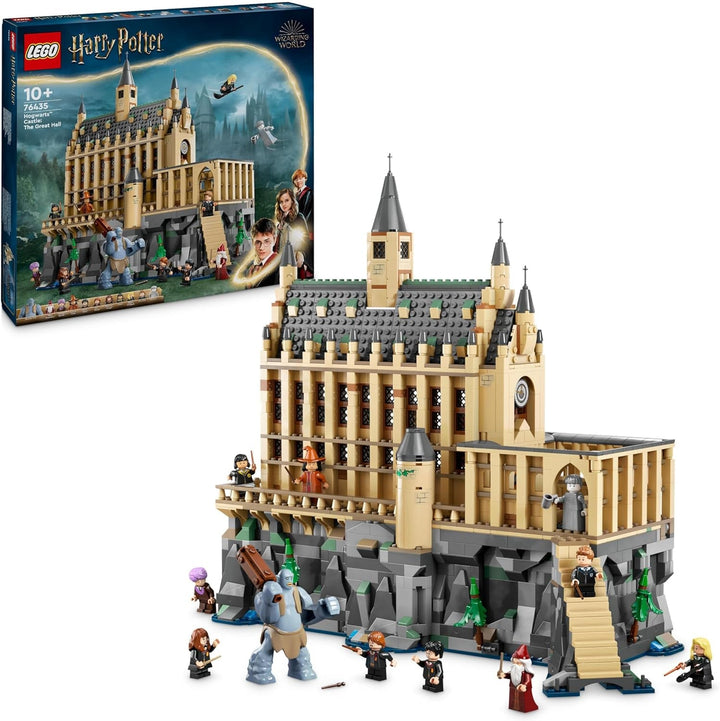 Castelul Hogwarts LEGO Harry Potter: Sala Mare, jucărie de colecționat, cu 11 minifigurine, inclusiv Hermione Granger, cadou magic pentru băieți și fete 76435 Seturi de constructie Besuche den LEGO-Store Titlu implicit