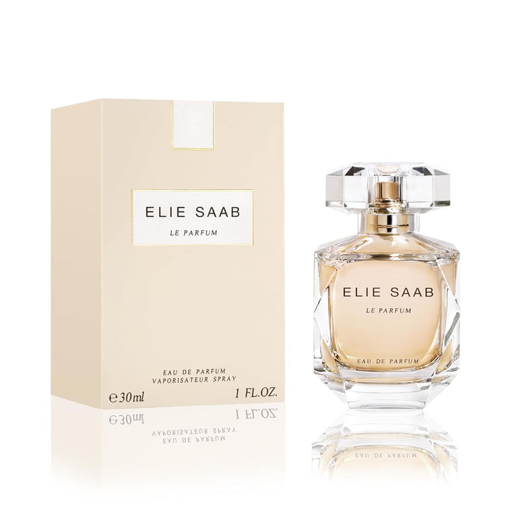 Elie Saab Le Parfum 50 ml – Apă de parfum pentru femei – Parfum floral chypre – Note radiante de floare de portocal, iasomie, miere de trandafir și paciuli – Sticlă transparentă din sticlă