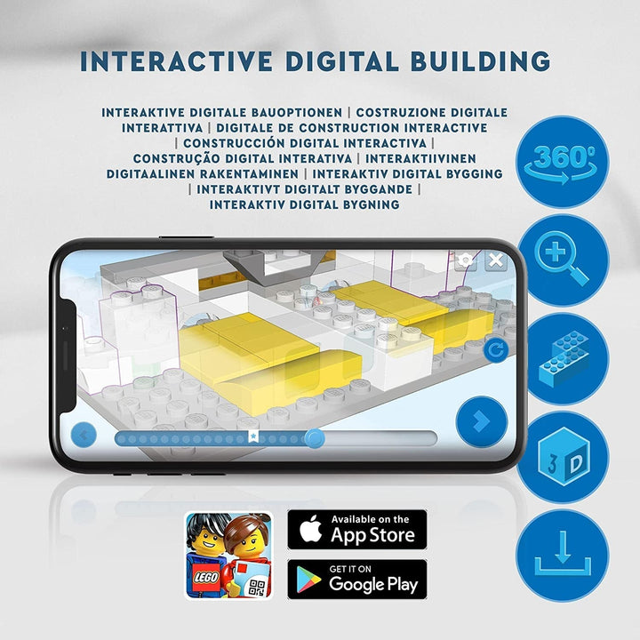 Amintiri de călătorie LEGO, harta lumii de jucărie, set de construit și jucat pentru fete și băieți, cadou pentru familiile care iubesc aventura și călătoriile, activitate creativă, de colecție 41838 Seturi de constructie Besuche den LEGO-Store
