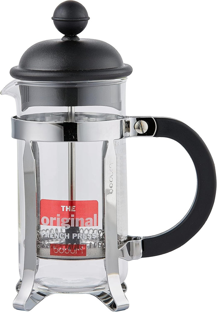 Bodum 1913-01 Cafetieră CAFFETTIERA (sistem French Press, filtru permanent din oțel inoxidabil, 0,35 litri) Negru Espressoare Besuche den Bodum-Store Negru 0.35 L