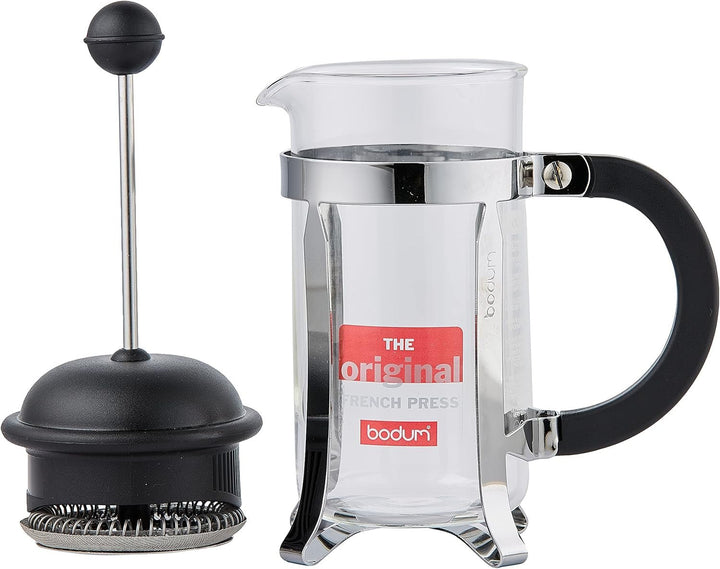 Bodum 1913-01 Cafetieră CAFFETTIERA (sistem French Press, filtru permanent din oțel inoxidabil, 0,35 litri) Negru Espressoare Besuche den Bodum-Store