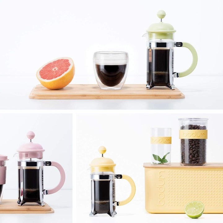 Bodum 1913-01 Cafetieră CAFFETTIERA (sistem French Press, filtru permanent din oțel inoxidabil, 0,35 litri) Negru Espressoare Besuche den Bodum-Store