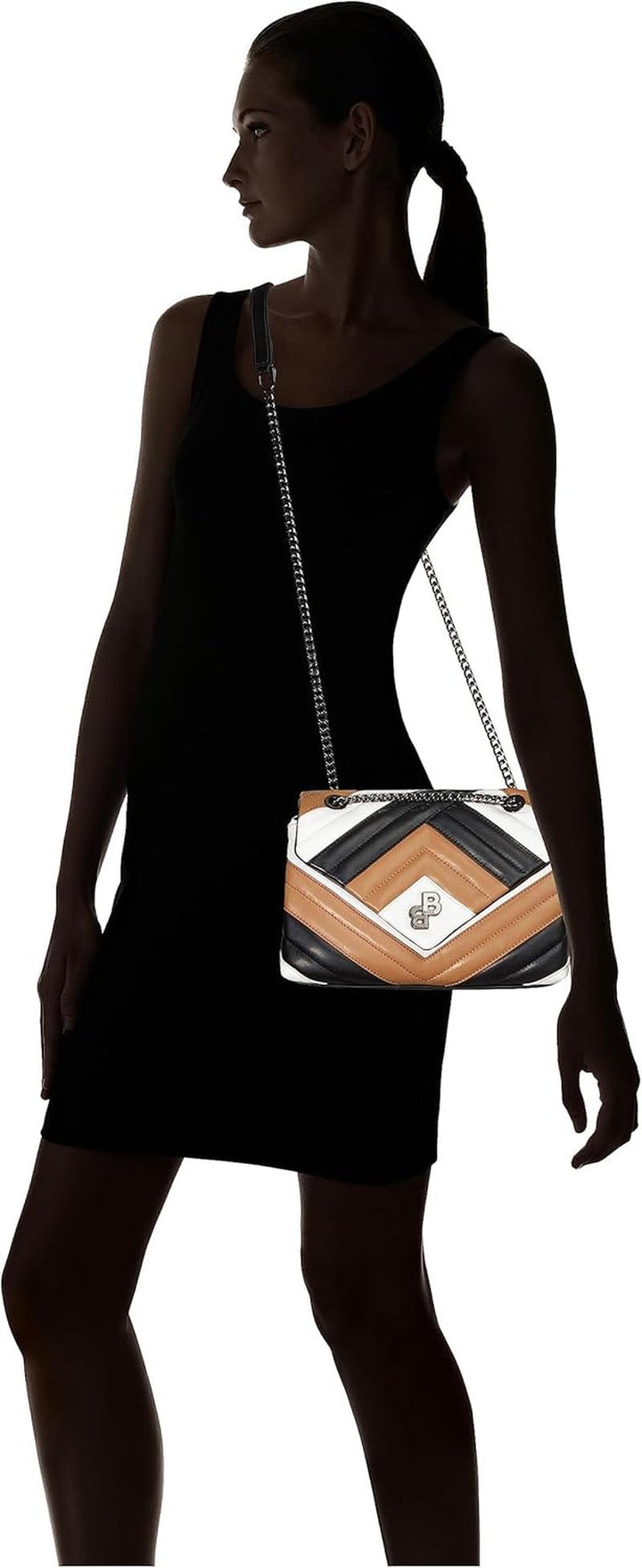 BOSS Evelyn Shoul. Bag-IC Geantă de umăr pentru femei, bej mediu261 Genti Femei Naty Shop