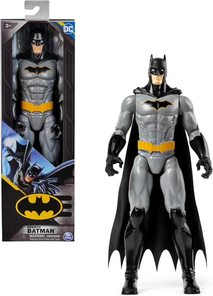 Batman S1 figurină de acțiune, 30 cm înălțime, Complet mobilă Pentru aventuri captivante și cascadorii pline de acțiune, Jucărie pentru copii cu vârsta de 4 ani și peste, Design original de benzi desenate Action figures Naty Shop Batman S1