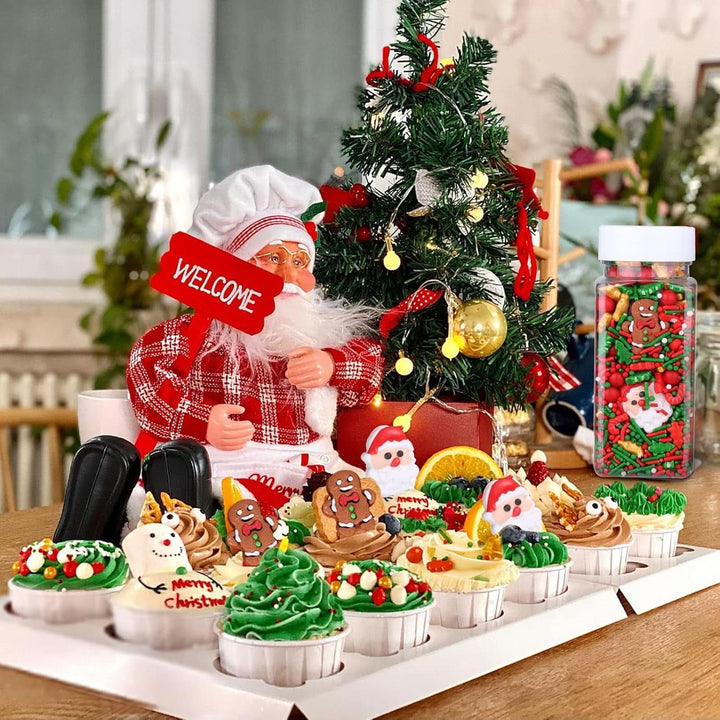 Sprinkles cu tematica de Crăciun, 100 grame Sprinkles Naty Shop