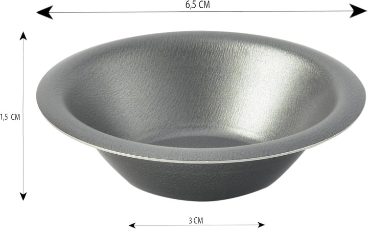 43027, pasteis de nata, 6 forme, Ø 5 cm x h 1,5 Matrite si tavi pentru copt Naty Shop