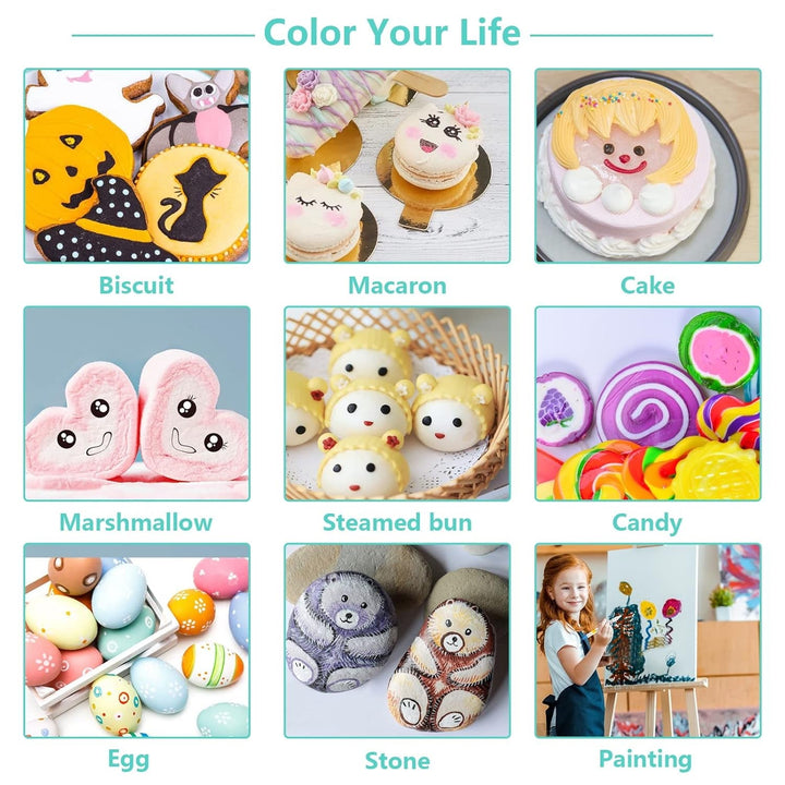 Set 12 carioci alimentare cu vârf dublu Naty Shop