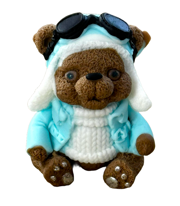 Decoratiune comestibila din zahar, Aviator Decoratiuni din Pasta de Zahar Naty Shop