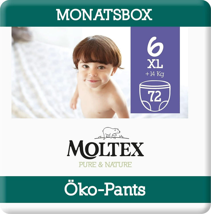 Pure & Nature Eco Pants Mărimea 5 sau 6 Mama si Copilul Naty Shop Marimea 6 (72 bucati)