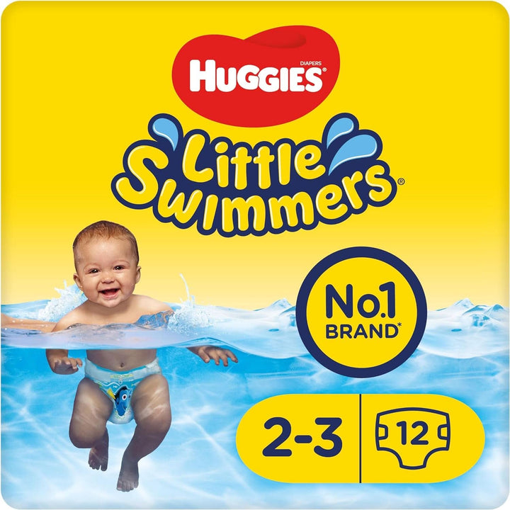 Huggies Little Swimmers scutece de înot, mărimea 2 - 3 (3 - 8 kg) Mama si Copilul Naty Shop 12 bucati