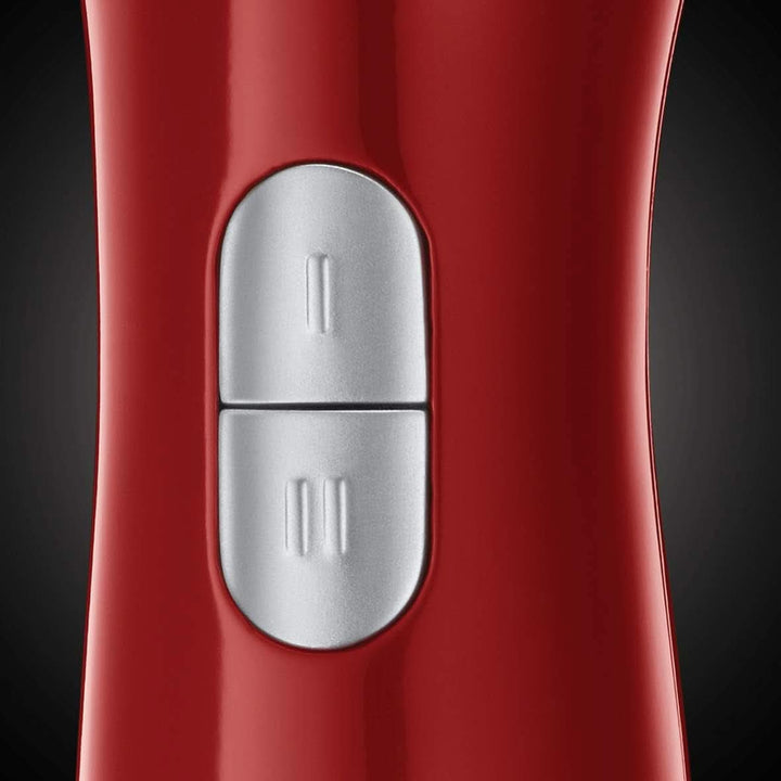 Russell Hobbs Stabmixer [3-In-1: Pürierstab/Zerkleinerer, Mixer- & Schneebesenaufsatz] Desire Rot (Bpa-Freies & Spülmaschinenfestes Zubehör, Für Smoothie, Suppen Saucen, Joghurt Babynahrung) 24700-56 Bucatarie Naty Shop