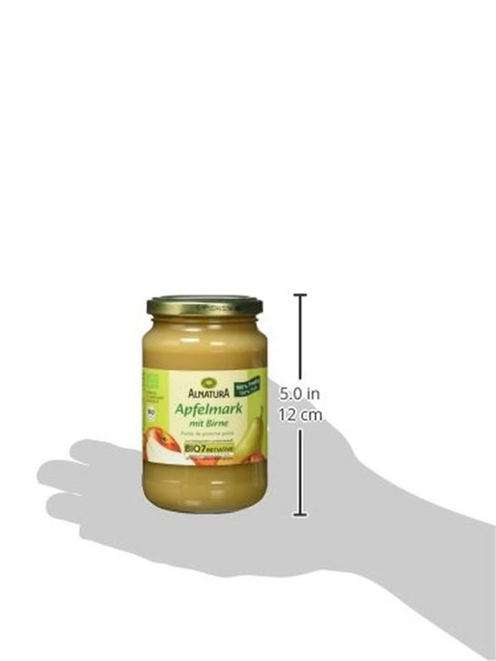 Piure de mere bio cu pere, 360 grame Mama si Copilul Naty Shop