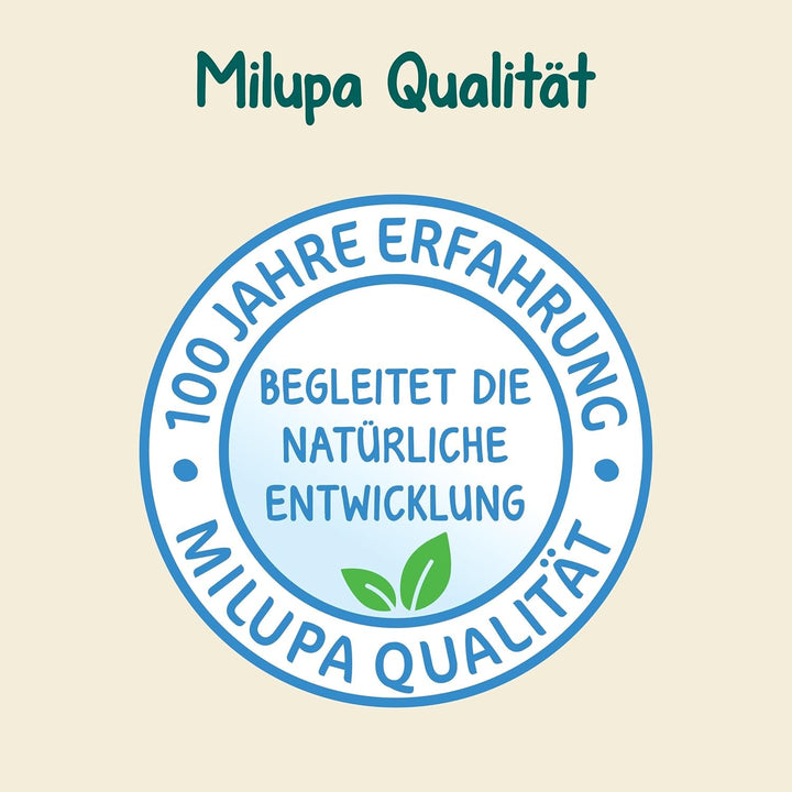 Milupa Milk Porridge Wholemeal Fruits - Terci pentru copii fără ulei de palmier, de la 6 luni - 4 X 400 G (pachet de 2) Mama si Copilul Naty Shop